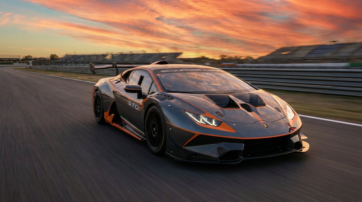 蓝颜蓝颜推荐展示-兰博基尼飓风赛道实测